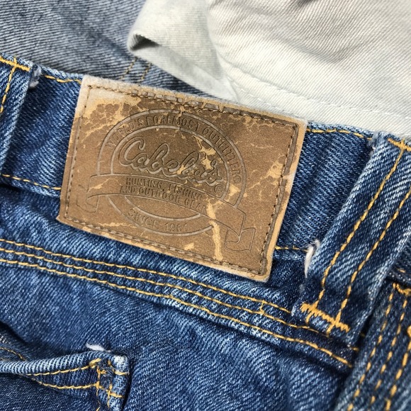 Cabelas Outdoor Gear Carpenter Jeans Men 44x29 Blue Denim Cotton Work Lot Of 2 - Picture 11 of 16